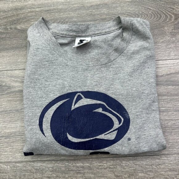Vintage Penn State University T Shirt Starter Men's Size XL Gray Nittany Lions - Picture 13 of 14